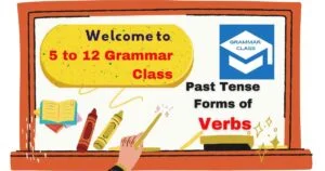Past forms of Verbs